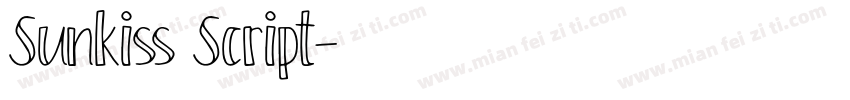 Sunkiss Script字体转换